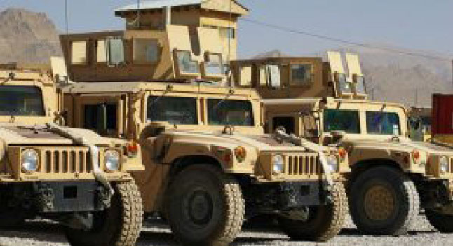 US Hands Over 492  Humvee Vehicles to  Afghan Police Forces